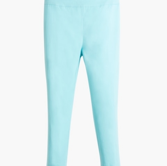 Chicos SO SLIMMING Brigitte Crop Pants In Aria Aqua - Picture 4 of 4
